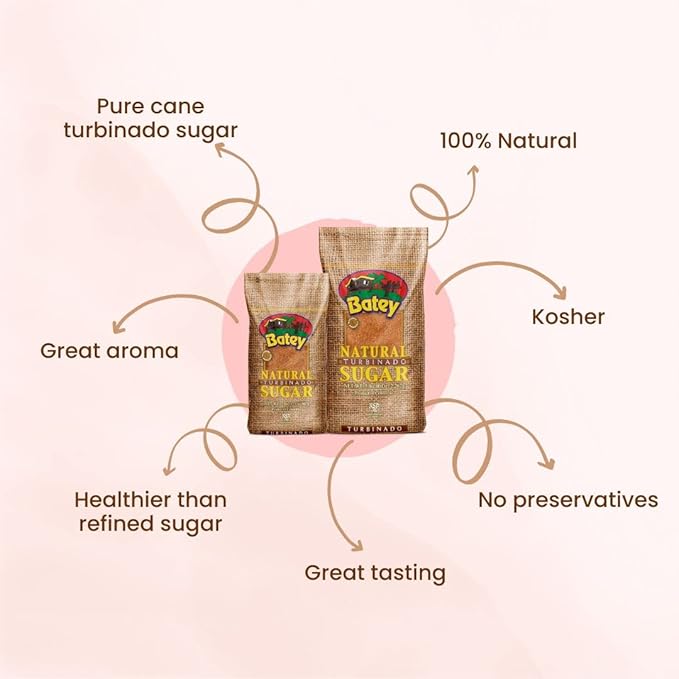Batey Natural Turbinado Sugar 2 lbs