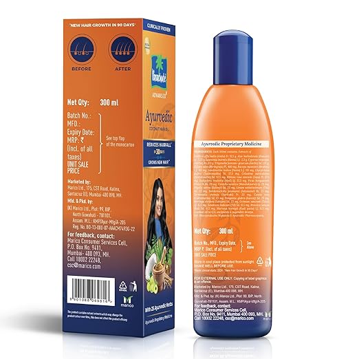 Parachute Advansed Ayurvedic Coconut Hair Oil, 300ml