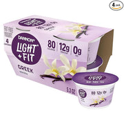 Dannon Light Fit Yogurt Vanilla 4 pcs