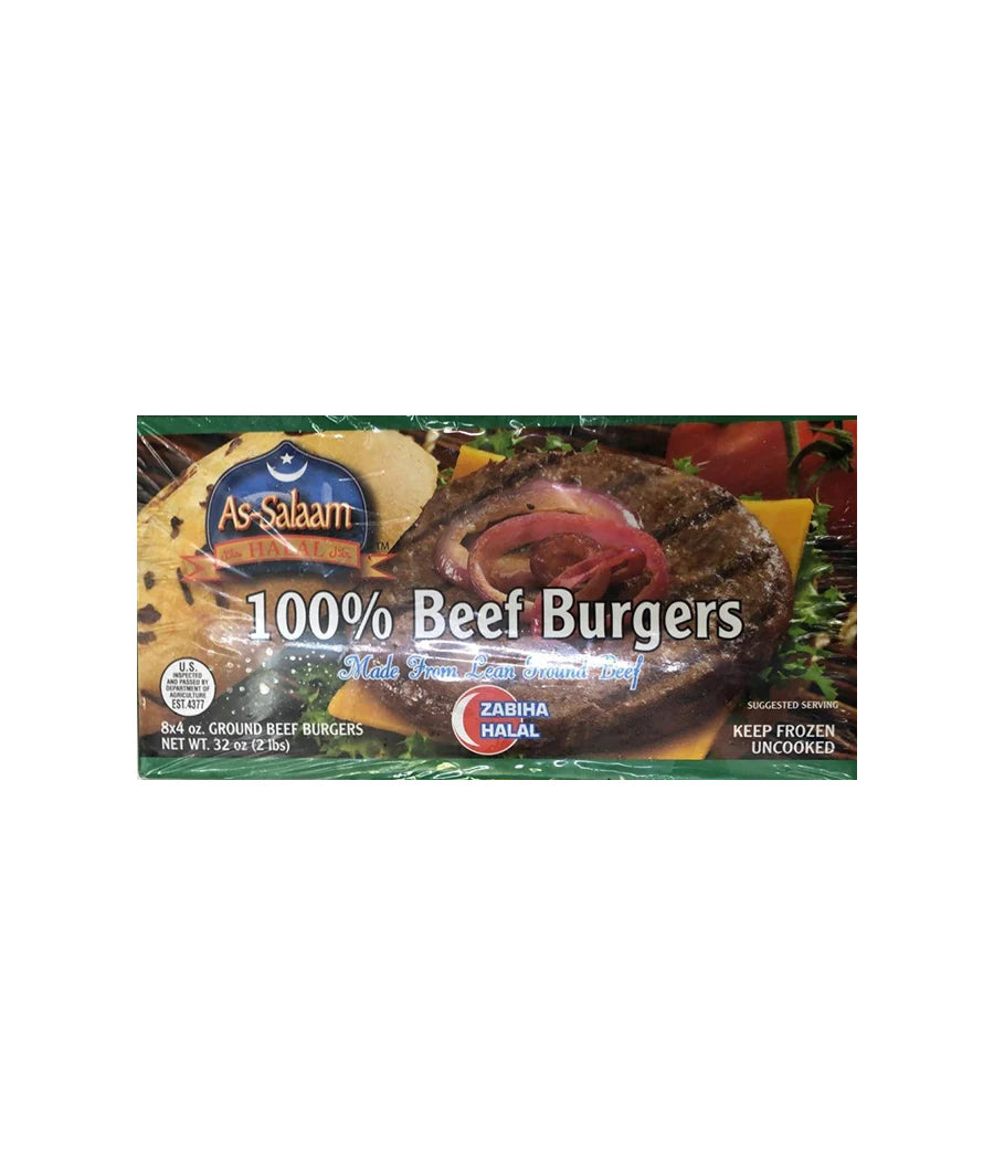 As Salaam Beef Burgers : 2 lb