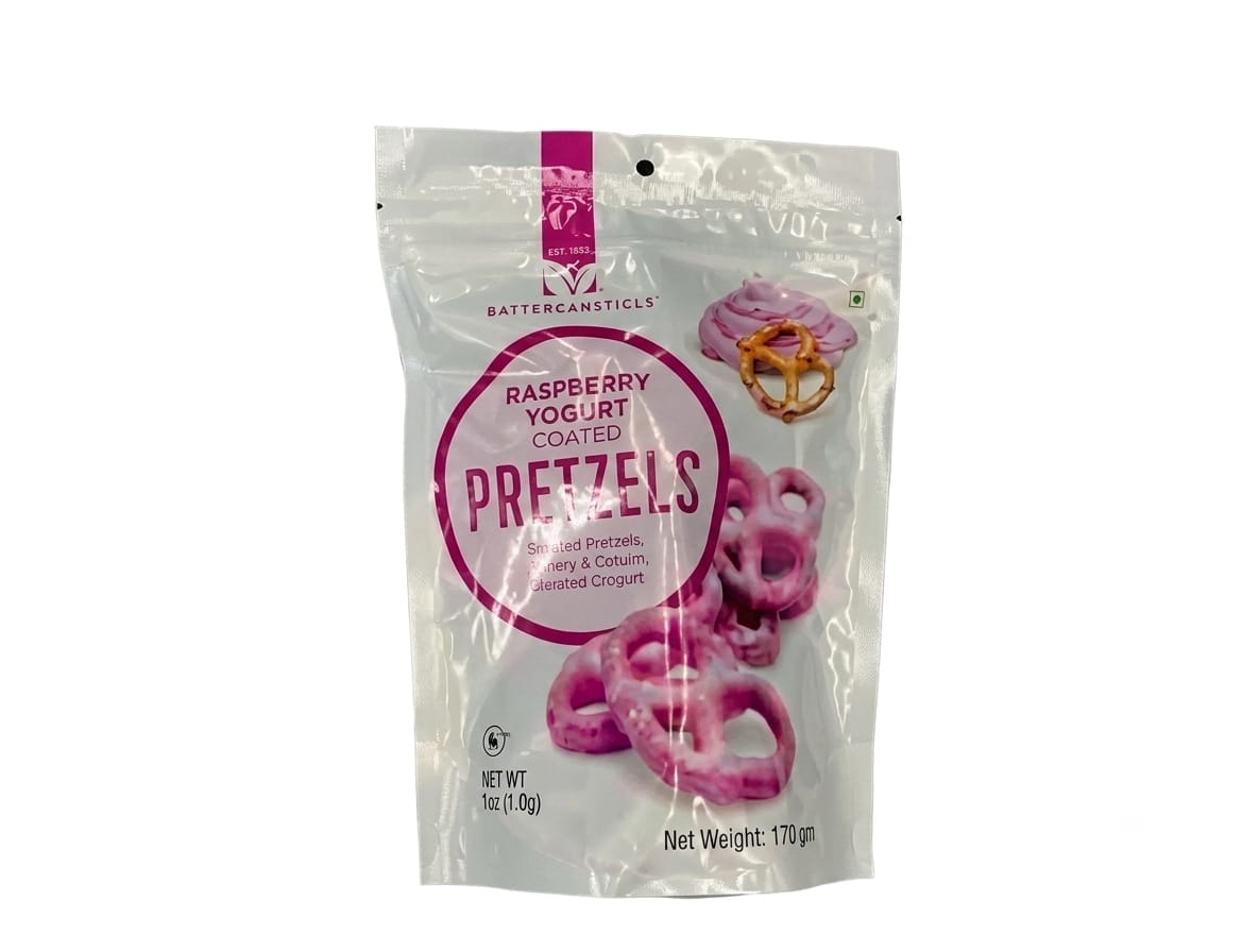 Rasberry Pretzels, 170 g
