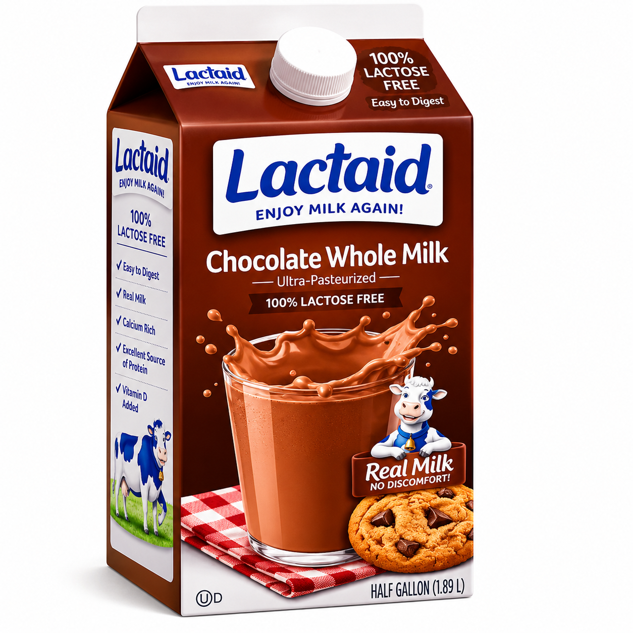 Lactaid Chocolate Whole Milk 64 oz