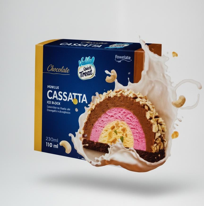 Vd Cassatta Choco Block : 1.5 L