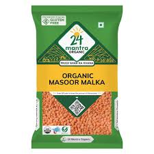 24 Mantra Masoor Whole : 4lb