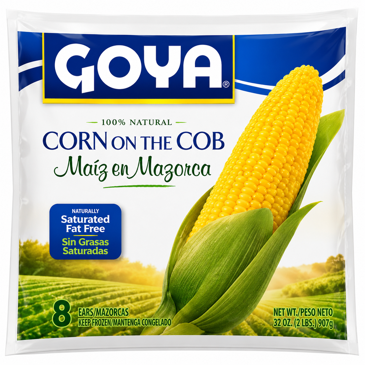 Goya 100% Natural Corn On The Cob 8 Ct