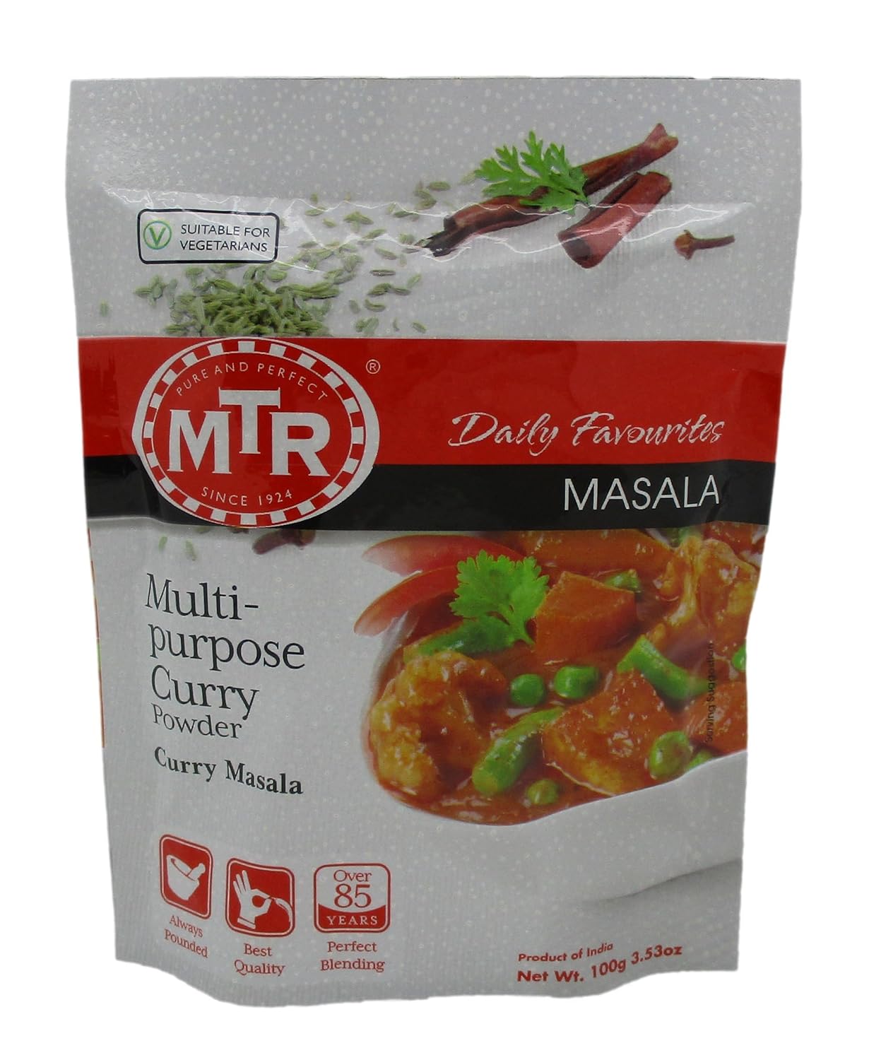 MTR MULTIPURPOSE CURRY : 100 gms(3.53g)