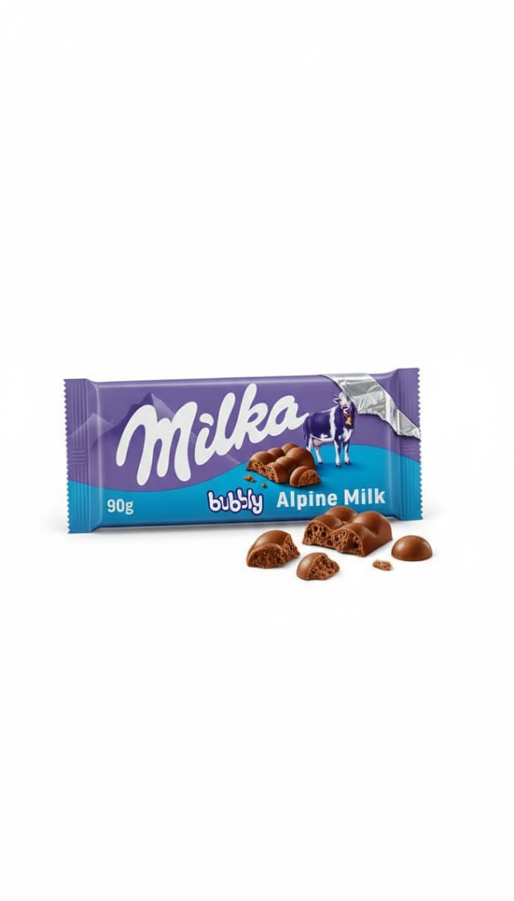 Milka Bubly Alpine Milk: 90g