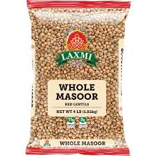 Laxmi Whole Masoor : 4lb