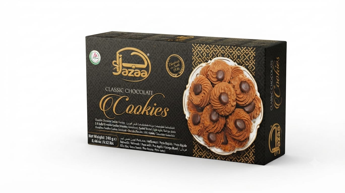 Jazaa Classic Choclate Cookies, 240 Gm