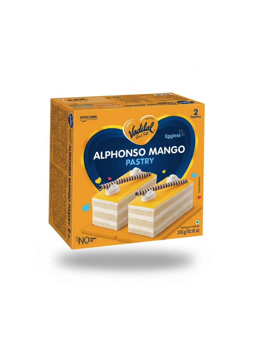 Vadilal Mango Pastry : 300g