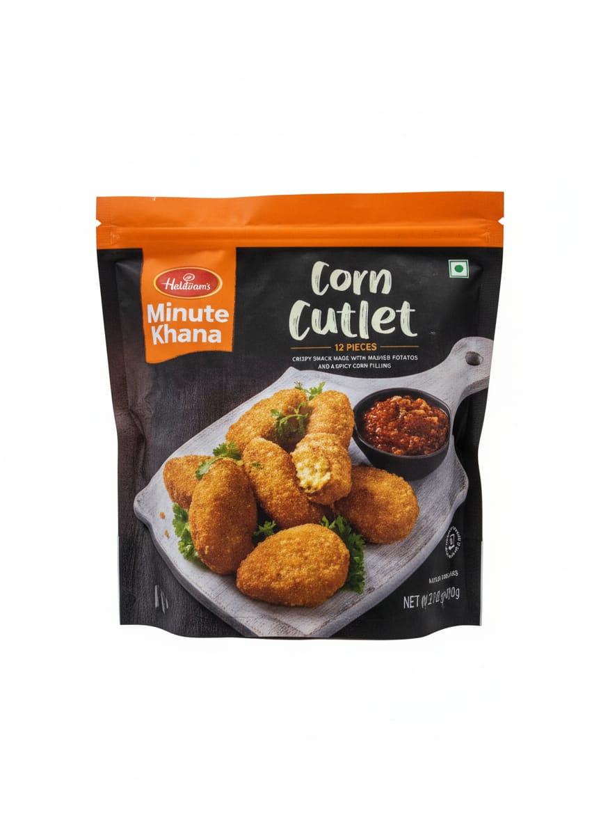 Haldiram Corn Cutlet : 340g