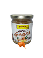 Finest brand minced ginger 243g