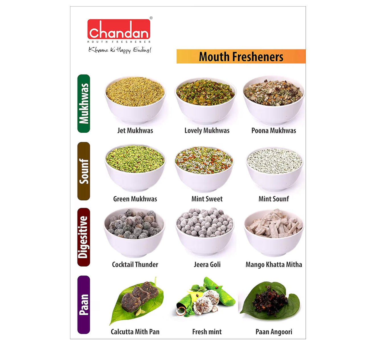 Chandan Calcutta Mitha Paan 90 gms