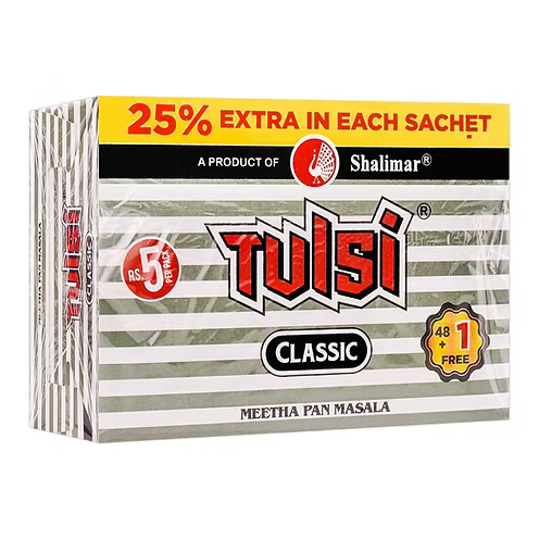 Shalimar Tulsi Classic Meetha Pan Masala 48 packets