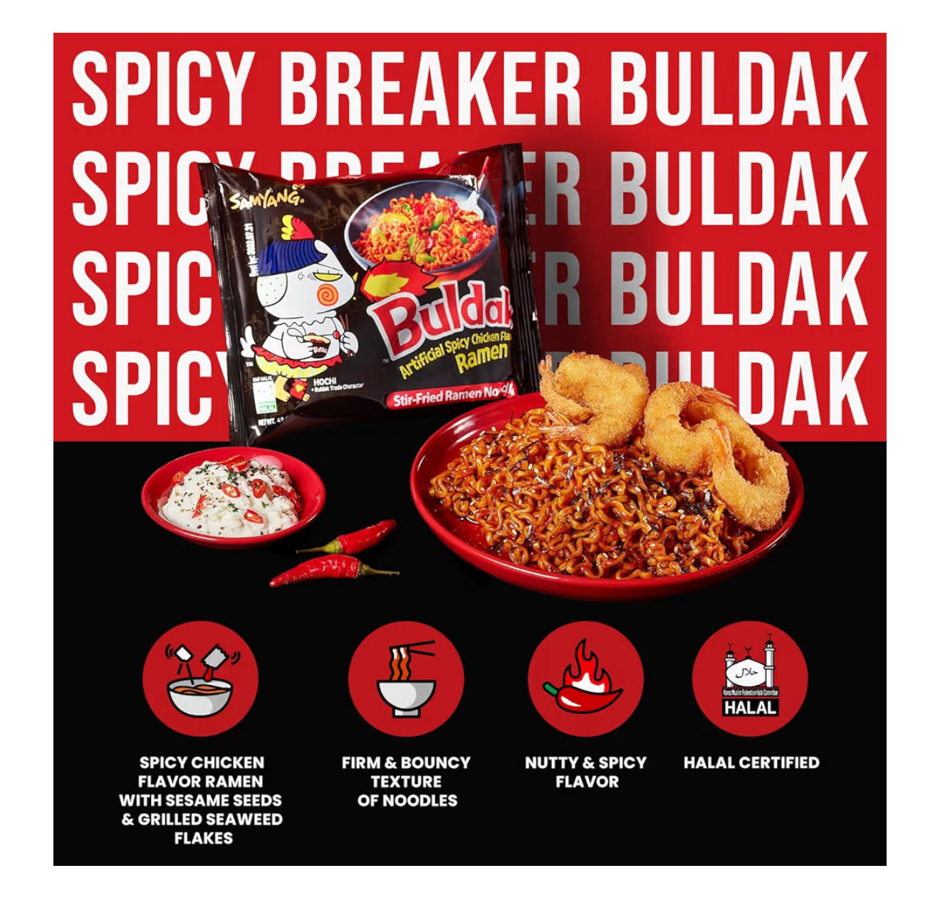 Samyang Buldak Ramen (Original) 5 packets