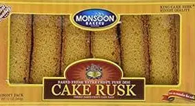 MONSOON SOONFI CAKE RUSK : 10OZ