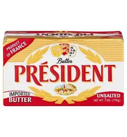 President Butter Unsalted 7 oz
