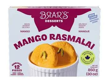 Brars Rasmalai Mango 850 g (12-pack)