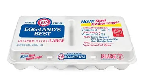 Eggland's Best Large White Eggs 18 pcs