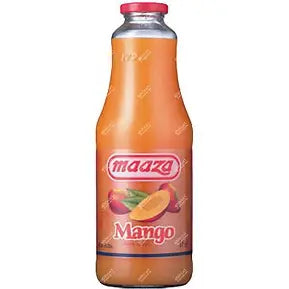 Maaza Mango Drink Juice Glass Bottle 1 ltr