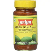 Priya Extra Hot Mango Pickle Without Garlic 10.6 oz