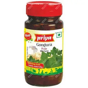 Priya Gongura Pickle With Garlic 300 g