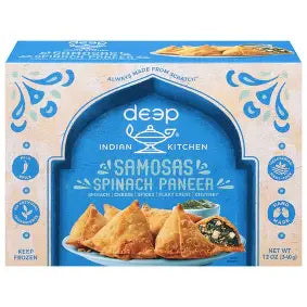 Deep Spinach Cheese Samosas 12 oz