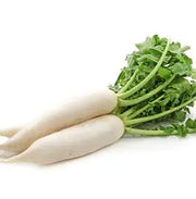 Indian Mooli With Leaf : /lb