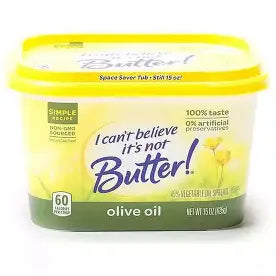 I Can't Believe It's Not Butter With Olive Oil, 15 oz