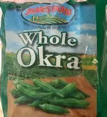 James farm whole okra 40 oz