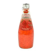 Pran Strawberry Basil Seed Drink, 290ml