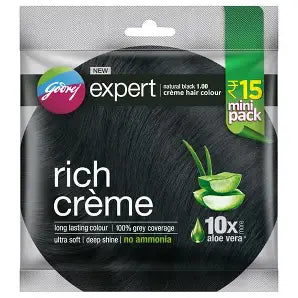 Godrej Rich Cr√®me Hair Color Box 10 pcs