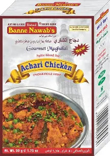 Banne Nawab‚Äôs Spice Blend For Achari Chicken 50 g 1.75 oz