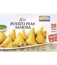 Ashoka Mini Potato Peas Samosa 17.7 oz (20-packs)