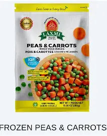 LAXMI PEAS AND CARROTS : 300G