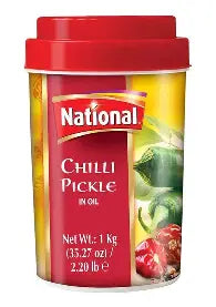 National Chilli Pickle In Oil 2.20 lb 35.27Oz