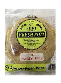 Shri Fresh Roti Whole Wheat : 25 Pcs