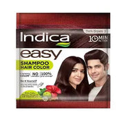 Indica Easy Shampoo Hair Color Dark Brown 0.85 Fl Oz