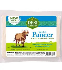 Desi Natural Low Fat Paneer 12 oz