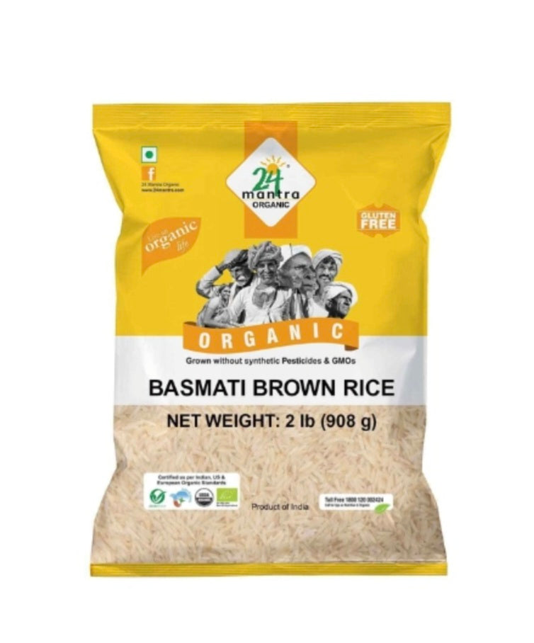 24 Mantra Org Brown Basmati : 2lb
