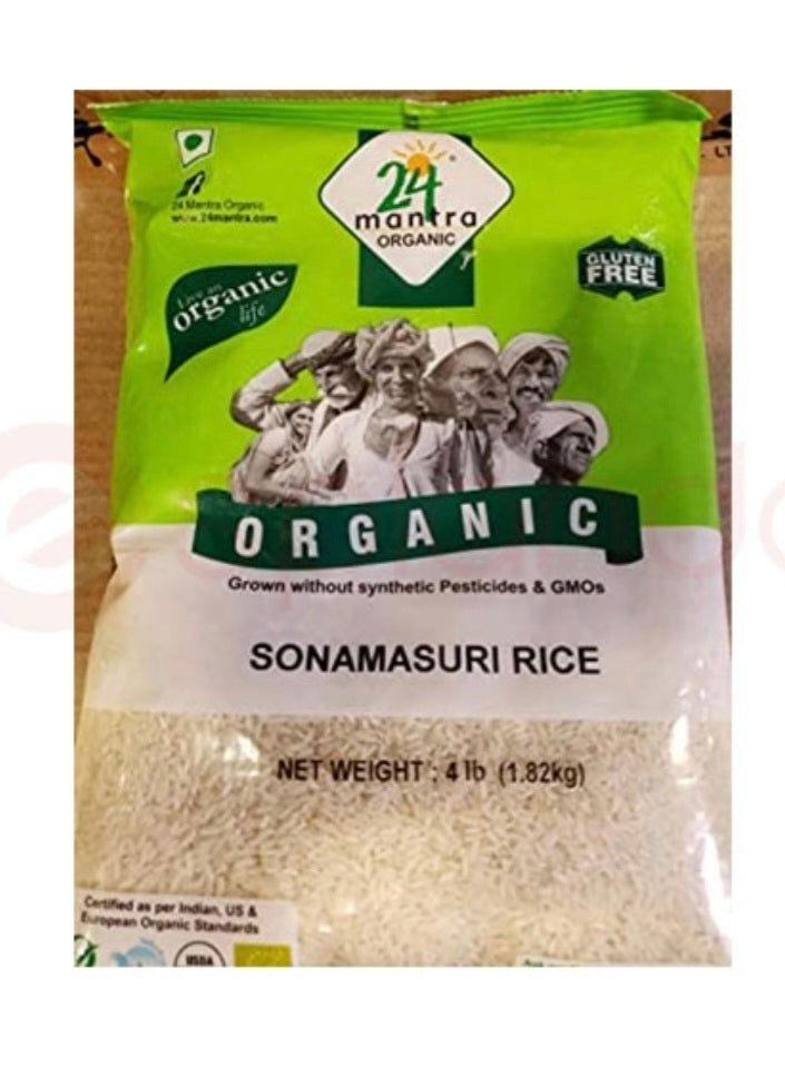 24 Mantra Sona Masoori Rice : 4lb