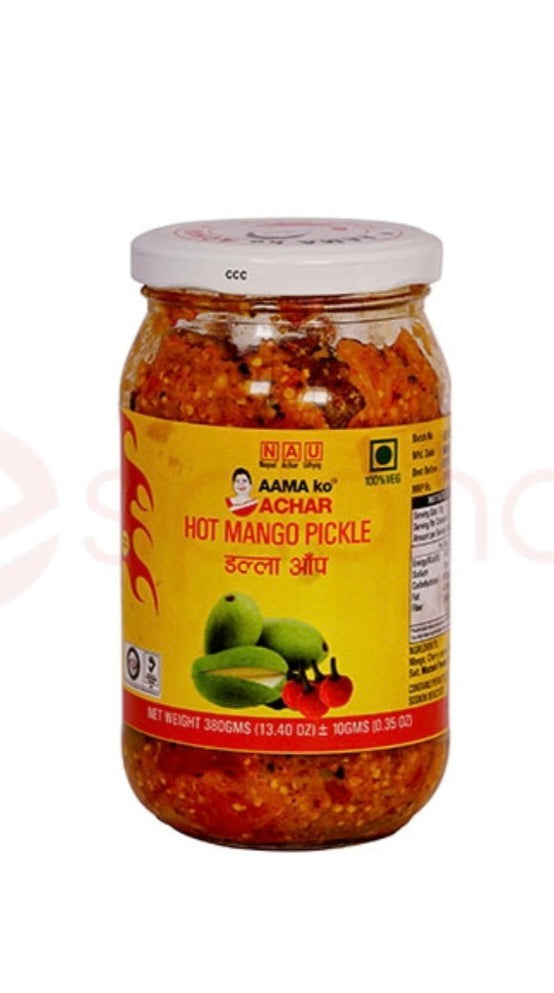 Nau Hot Mango Pickle : 13.4oz