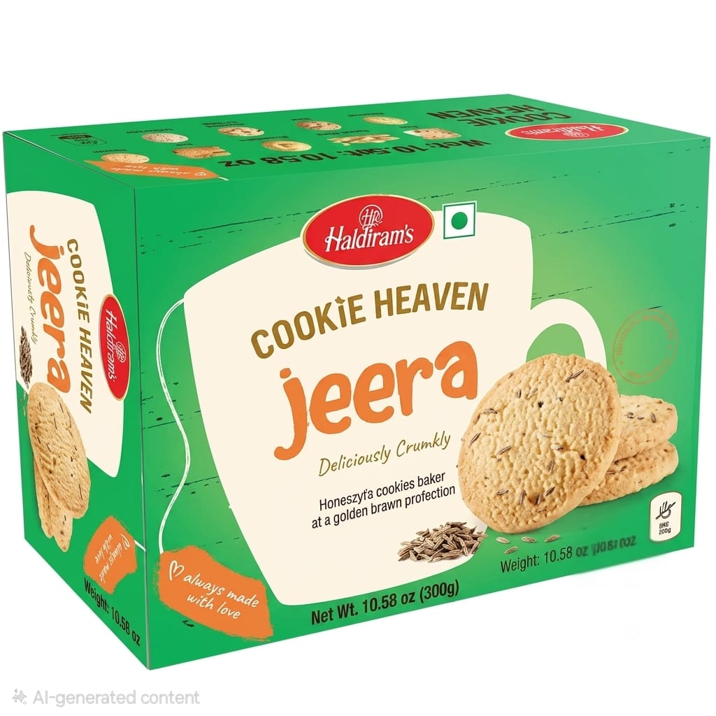 Haldirams Cookie Heaven Jeera (300gm) 10.58 OZ
