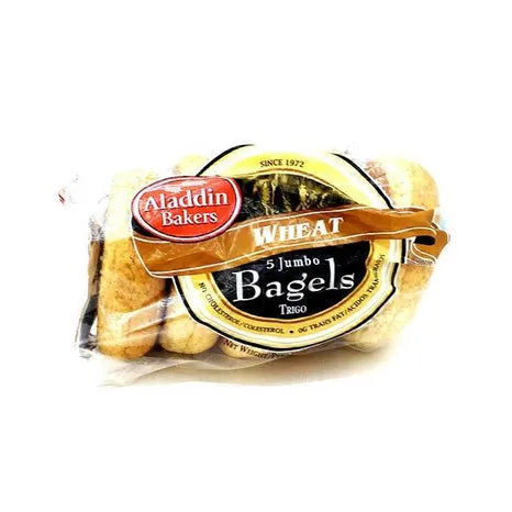 Aladdin Bakers Wheat Bagels 405 g
