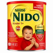 Nestle Nido Kinder 1+ Toddler Powdered Milk Beverage - Canister - Shelf Stable Toddler Drink