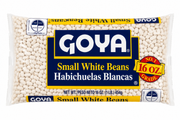 GOYA SMALL WHITE BEANS : 16 OZ