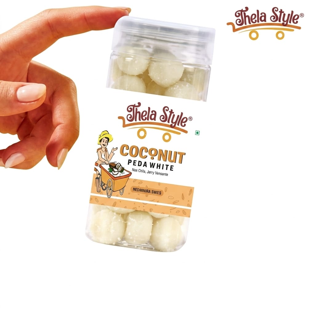 Thela style coconut peda white-200g