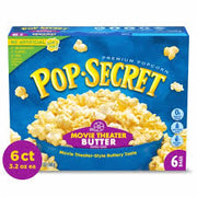 Pop Secret Microwave Popcorn, Homestyle Butter Flavor, 19.2 oz 6 Ct
