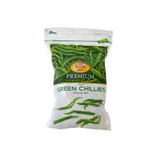 Deep Premium Hot Green Chillies 2lbs