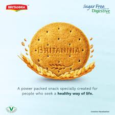 Britannia Sugar Free Digestive Biscuit 12.34 oz